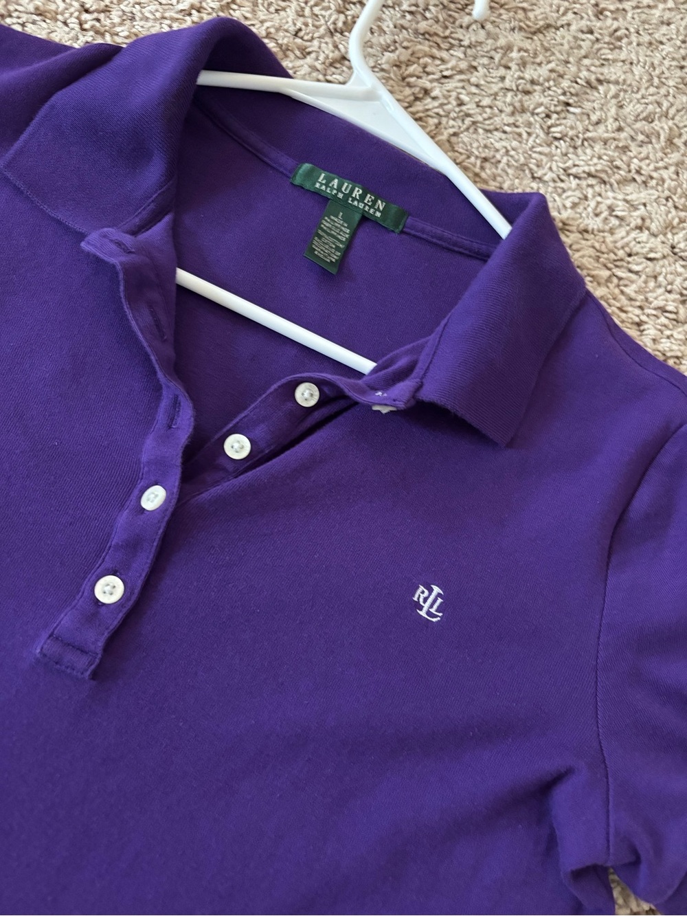 Ralph Lauren Women's Purple Polo Shirt